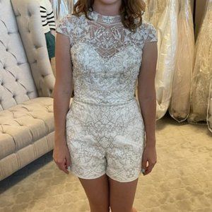 Justin Alexander New/Never-Worn Bridal Romper Style No. 99043